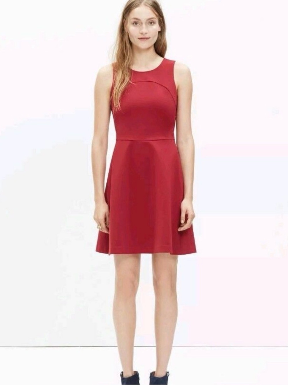 Madewell Adore Dress in wine